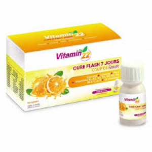INELDEA VITAMIN 22 Cure Flash 7 Jours - 7 Unidoses de 30 ml