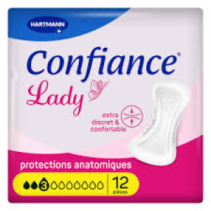 HARTMANN CONFIANCE LADY 12 PROTECTIONS ANATOMIQUES 3 GOUTTES
