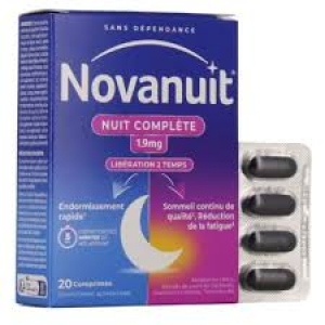 Novanuit Nuit Complète 20 comprimés