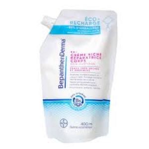 Bepanthen Derma Crème Riche Réparatrice Corps Éco-Recharge 400 ml