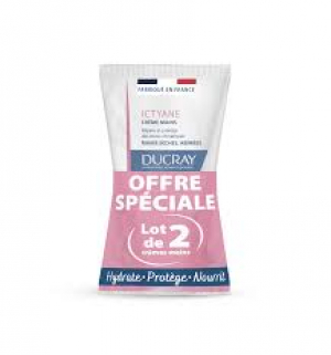 Ducray Ictyane Crème Mains Lot de 2 tubes de 50 ml