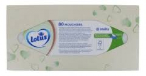 Lotus Pure Natural Boîte 80 Mouchoirs