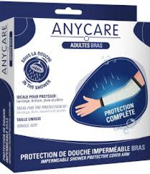 Anycare Protection de Douche Imperméable Adultes Bras