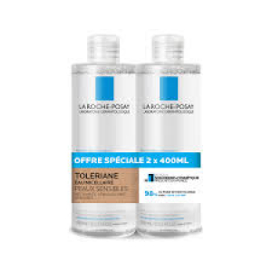La Roche-Posay Tolériane Eau Micellaire Peaux Sensibles Lot de 2 x 400 ml