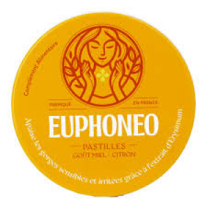 Euphoneo 50 Pastilles Miel Citron
