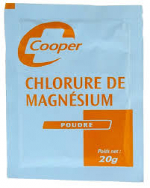 Cooper Chlorure de Magnésium 50 Sachets de 20 Grammes