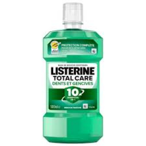 Listerine Total Care Bain de Bouche Dents et Gencives 500 ml