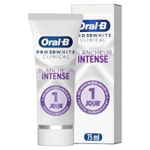 Oral-B Pro 3D White Clinical Dentifrice Blancheur intense 75 ml