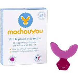 Machouyou Dispositif 1ère Dentition Sevrage des Succions - Couleur : Prune