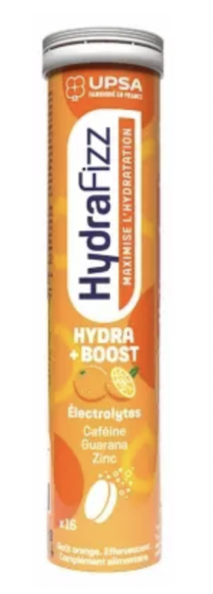 UPSA Hydrafizz Hydra+Boost 16 Comprimés Effervescents