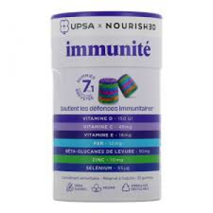 UPSA x Nourished Gummies 7en1 Immunité 30 Gummies