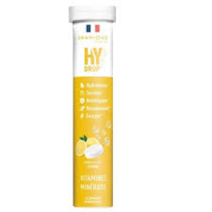 Granions HyDrop Vitamines Minéraux 20 Comprimés Effervescents - Goût : Citron