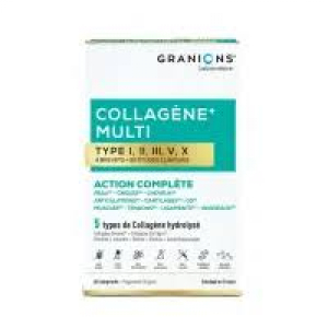 Granions Collagène + Multi Type I, II, III, V, X 60 Comprimés Sécables