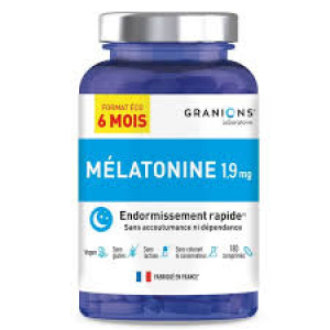Granions Mélatonine 1,9 mg 180 Comprimés