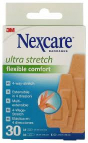 3M Nexcare Ultra Stretch Flexible Comfort 30 Pansements