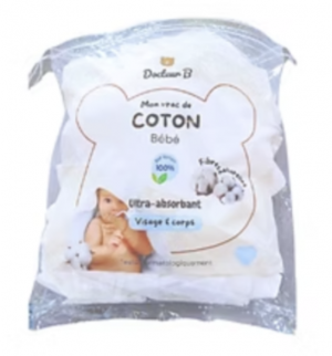 Docteur B COTON Bébé Visage et Corps 180 disques