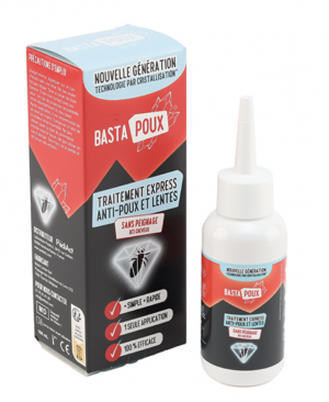 Bastapoux Traitement anti-poux et lentes express 100 ml