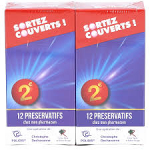 Sortez Couverts Préservatifs 12 x 2