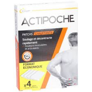 Actipoche Chaud 4 Patchs Chauffants