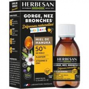 Herbesan Sirop Gorge Nez Bronches Enfants 100 ml