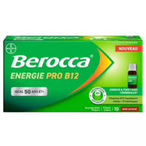 Berocca Énergie Pro B12 10 Flacons à boire de 10 ml
