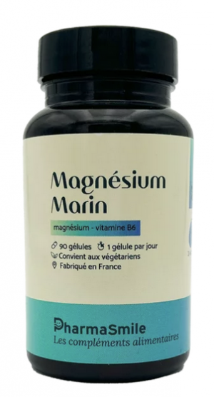 PharmaSmile MAGNESIUM MARIN VITAMINE B6 90 GELULES