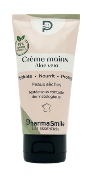 PharmaSmile Crème Mains Aloé Vera Bio 50 ml