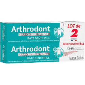 Arthrodont Dentifrice Fraicheur Intense Lot de 2 x 75 ml