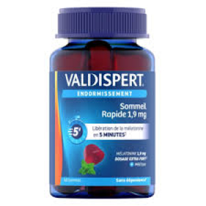 Valdispert Sommeil Rapide 1,9 mg 60 Gummies