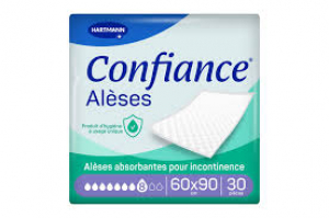Confiance® Alèses 8 Gouttes 60 x 90 cm 30 pièces