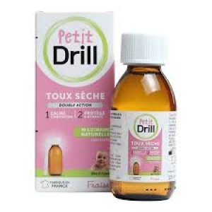 Drill Petit Sirop Toux Sèche Goût Fraise 125 ml