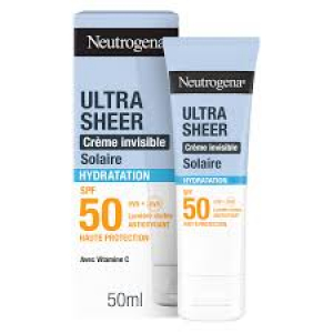 Neutrogena Ultra Sheer Crème Invisible Solaire Hydratation SPF50 50 ml