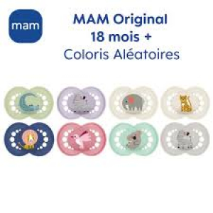 MAM 2 Sucettes Original Animaux 18 Mois et +
