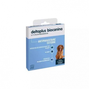 Biocanina Deltaplus Collier 48 cm Antiparasitaire Externe Petits et Moyens Chiens
