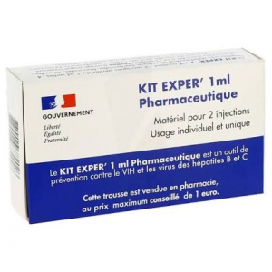 Kit Exper' Pharmaceutique 1ml 2 injections (ex Stéribox)