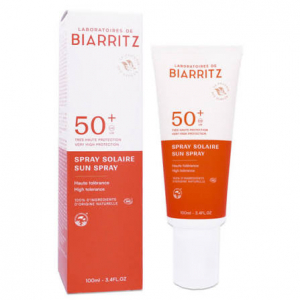 Laboratoires de Biarritz Spray Solaire Visage et Corps SPF50+ Bio 100 ml