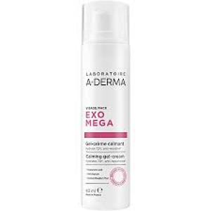 A-derma EXOMEGA - Gel-Crème Calmant - Visage - Peaux Réactives à Tendance Atopique 40 ml