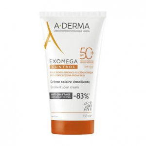 A-DERMA Exomega Control Crème Solaire Émolliente SPF50+ 150 ml