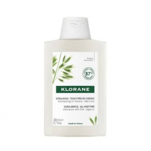 Klorane Extra-Doux - Tous Types de Cheveux Shampoing à l'Avoine 200 ml