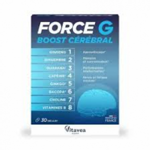Vitavea Force G Boost Cérébral Mémoire Concentration & Énergie Mentale 30 Gélules