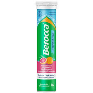 Berocca Hydratation Agrume 16 Comprimés Effervescents