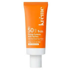 Krème Fluide Solaire Anti-Taches SPF50 - Visage - Tous Types de Peaux 40 ml