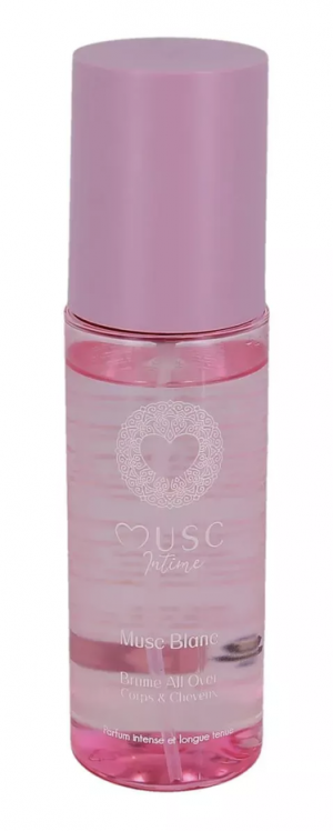 Musc Intime Brume All Over Musc Blanc Corps et Cheveux 100 ml