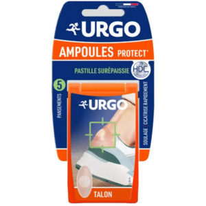 Urgo Ampoules Protect Talon 5 Pansements Grand Format