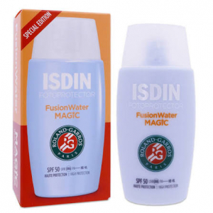 Isdin Fotoprotector Fusion Water Magic Crème Solaire SPF50 50 ml Edition Limitée Roland Garros