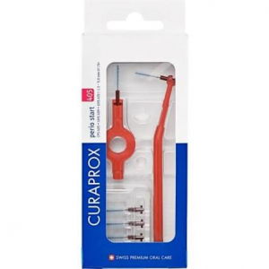 Curaprox - CPS 405 Perio start - 5 brossettes interdentaires + manche