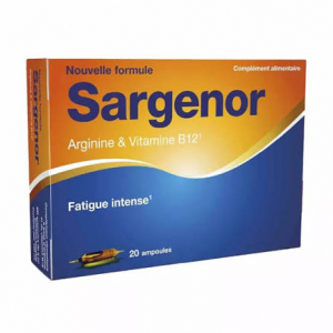 Sargenor Arginine et Vitamine B12 20 Ampoules