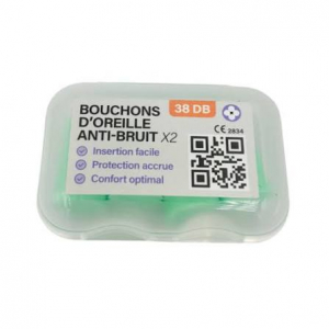 L2N PHARMA Bouchons d'Oreille Anti-Bruit - 2 Paires